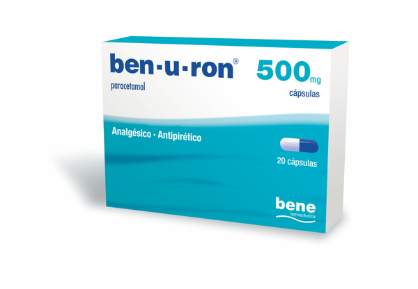 Imagem de Ben-U-Ron, 500 mg x 20 cáps