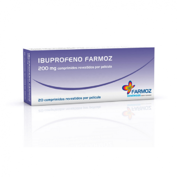 Imagem de Ibuprofeno Farmoz, 200 mg x 20 comp rev