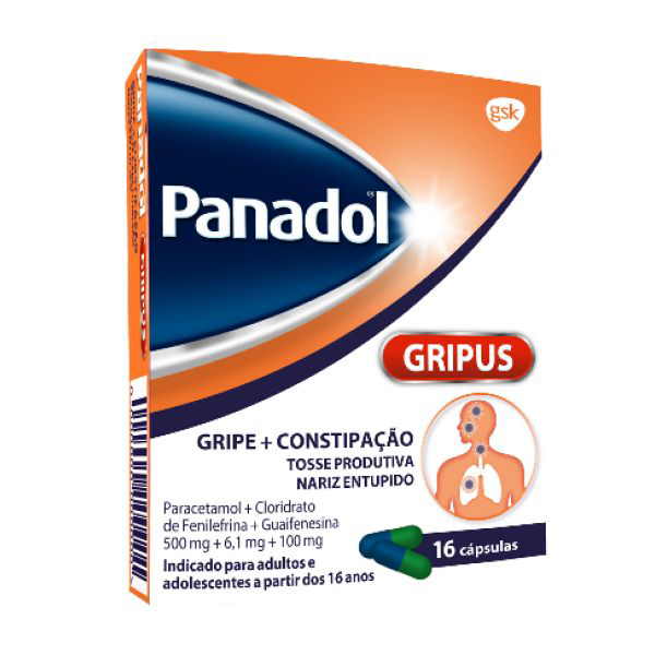 Imagem de Panadol Gripus, 500/6,1/100 mg x 16 cáps