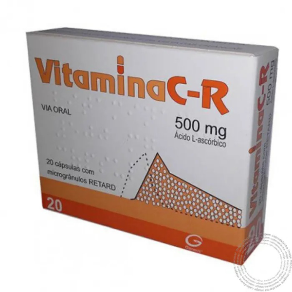 Imagem de Vitaminac Retard, 500 mg x 60 cáps lib prol