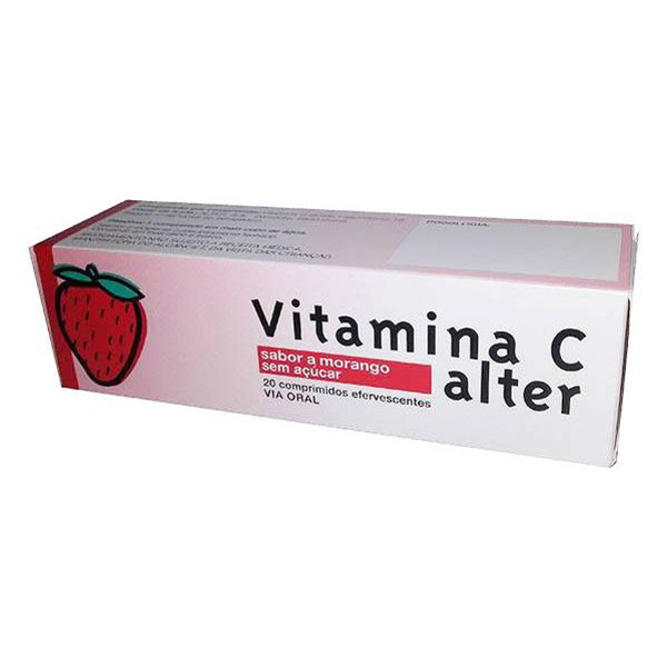 Imagem de Vitamina C Alter Morango, 1000 mg x 20 comp eferv