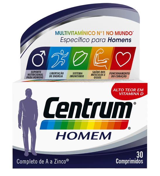 Imagem de Centrum Homem Comp X 30 comps