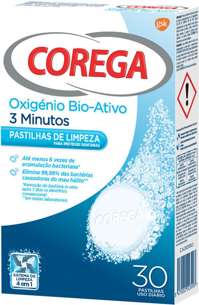 Imagem de Corega Bio Activo Pst Protese X 30