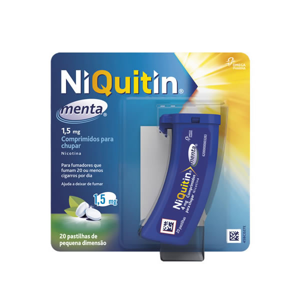 Imagem de Niquitin Menta, 1,5 mg x 20 comp chupar