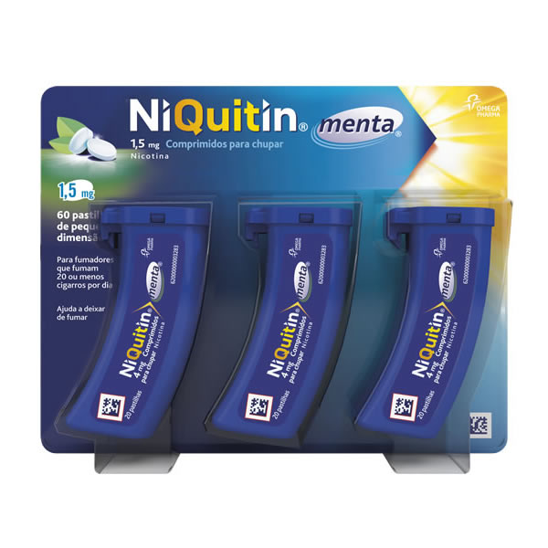 Imagem de Niquitin Menta, 1,5 mg x 60 comp chupar