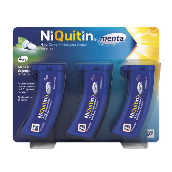 Imagem de Niquitin Menta, 4 mg x 60 comp chupar