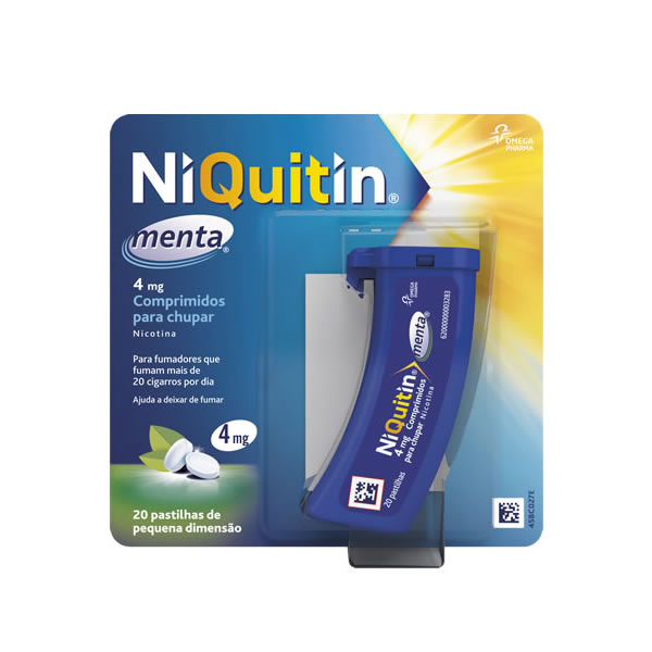 Imagem de Niquitin Menta, 4 mg x 20 comp chupar