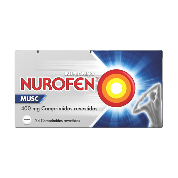 Imagem de Nurofen Musc, 400 mg x 24 comp rev