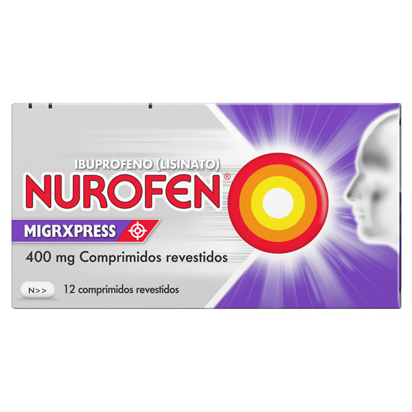 Picture of Nurofen Migrxpress, 400 mg x 12 comp rev