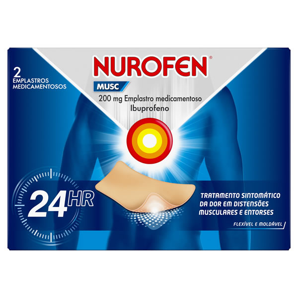 Imagem de Nurofen Musc, 200 mg x 2 emplastro