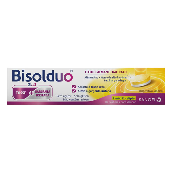 Imagem de Bisolduo Pastilha 2em1 Limao Eucalipto X18