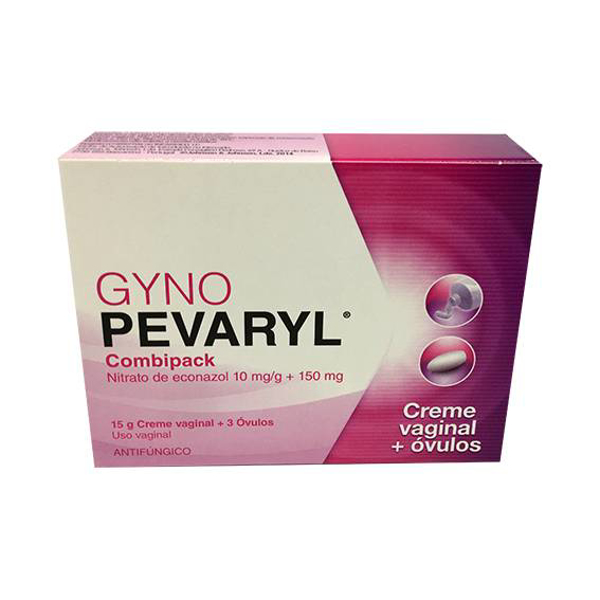 Imagem de Gyno-Pevaryl Combipack (15g), 10mg/g + 150mg x 1 creme bisnaga + óvulo