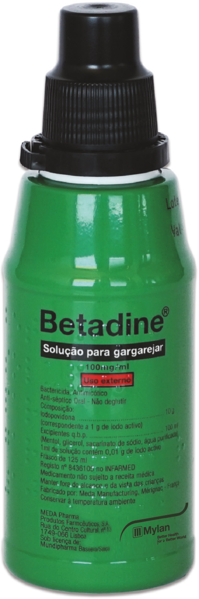 Picture of Betadine, 100 mg/mL-125mL x 1 sol garg