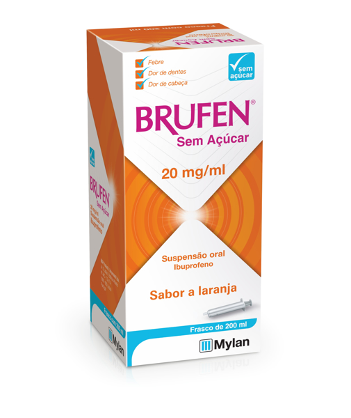 Imagem de Brufen Sem Açúcar, 20 mg/mL-200mL x 1 susp oral mL