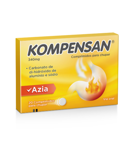 Picture of Kompensan, 340 mg x 20 comp mast