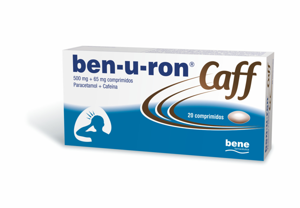 Imagem de Ben-u-ron Caff, 500/65 mg x 20 comp