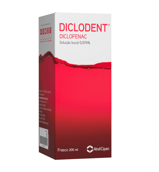 Picture of Diclodent, 0,74mg/mL-200mL x 1 sol bucal frasco