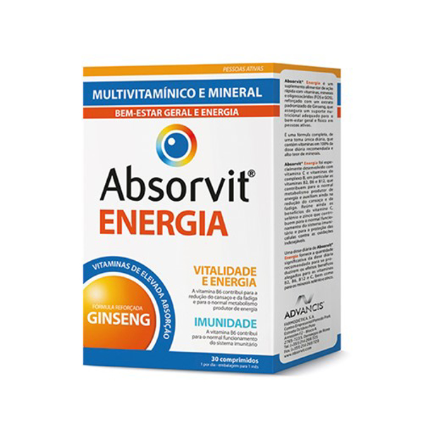 Imagem de Absorvit Energia Comp X 30 x 30 comps