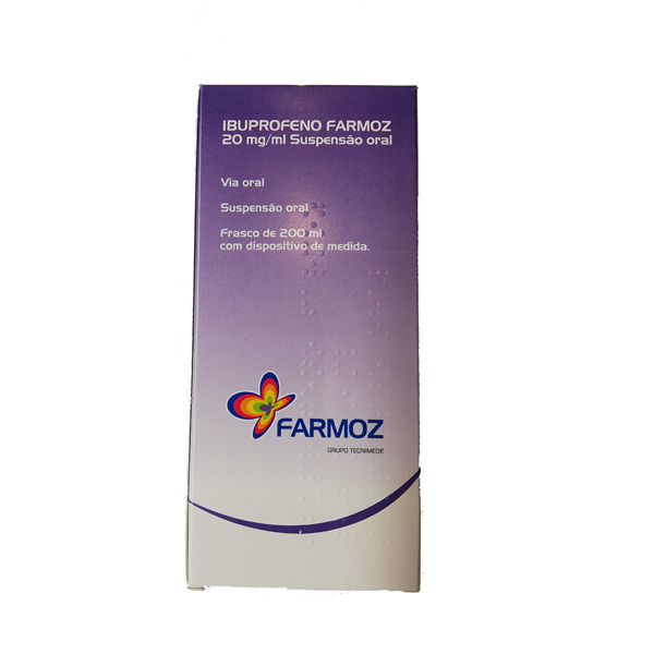 Imagem de Ibuprofeno Farmoz, 20 mg/mL x 1 susp oral mL