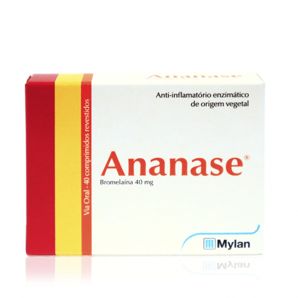 Picture of Ananase, 40 mg x 40 comp rev