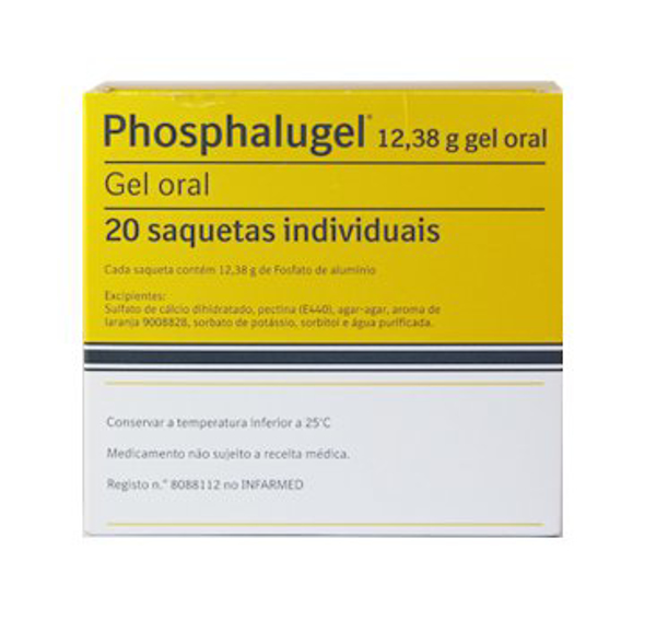 Imagem de Phosphalugel , 12.38 g 20 Saqueta Gel oral