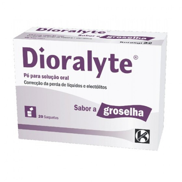 Imagem de Dioralyte (Sabor Groselha) x 20 pó sol oral saq