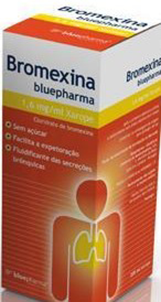 Imagem de Bromexina Bluepharma, 1.6 mg/mL 200mL x 1 xar mL