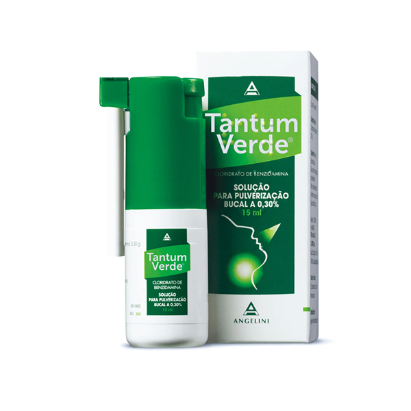 Imagem de Tantum Verde , 3 mg/ml Frasco nebulizador 15 ml Sol pulv bucal