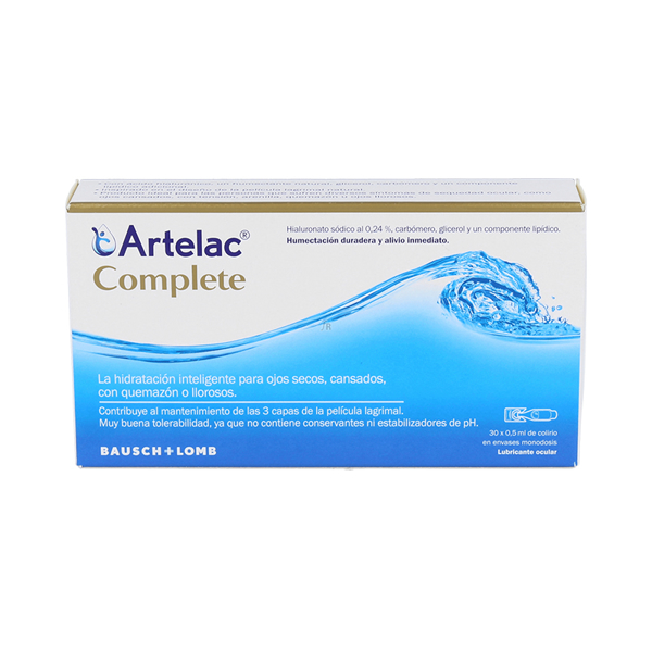 Imagem de Artelac Complete Monodose Colirio 0,5mlx30