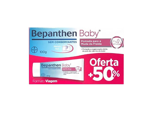 Imagem de Bepanthen Baby Pda Muda Fralda 100+Of50