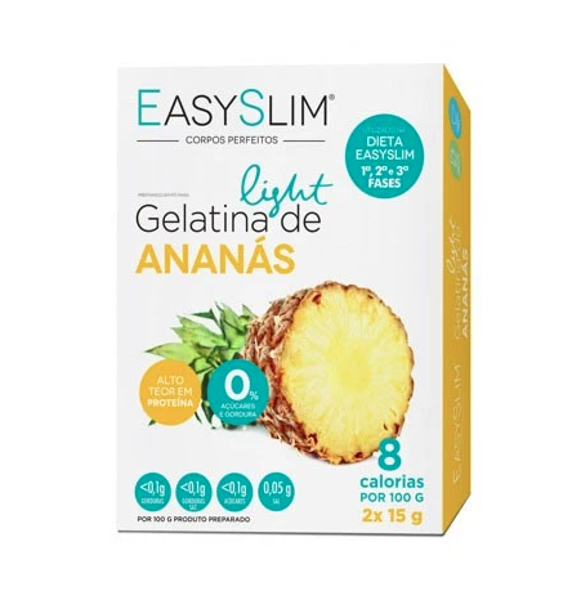 Imagem de Easyslim Gelatina Lg Ananas Stev Saq X2